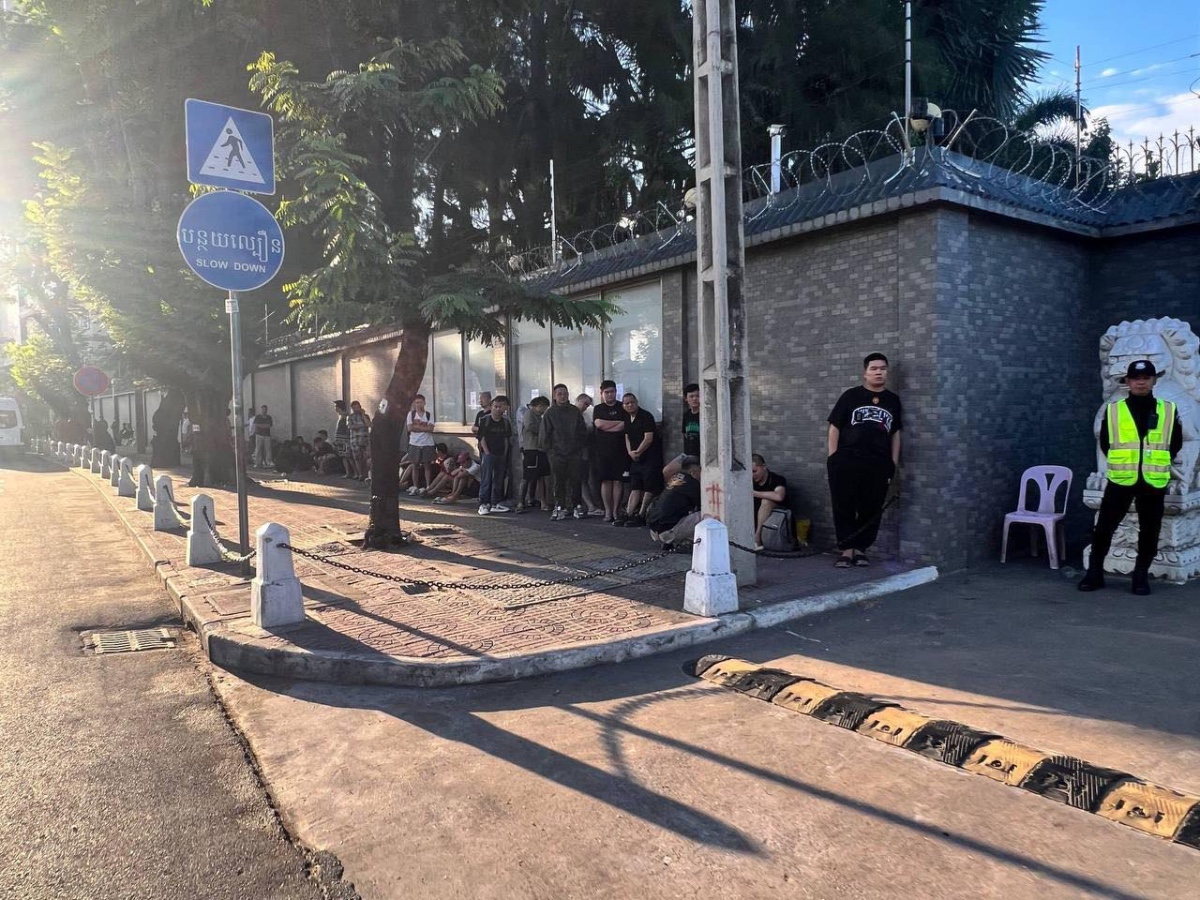 柬埔寨金边中国大使馆现状